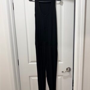 Monrow Classic Black Jumpsuit